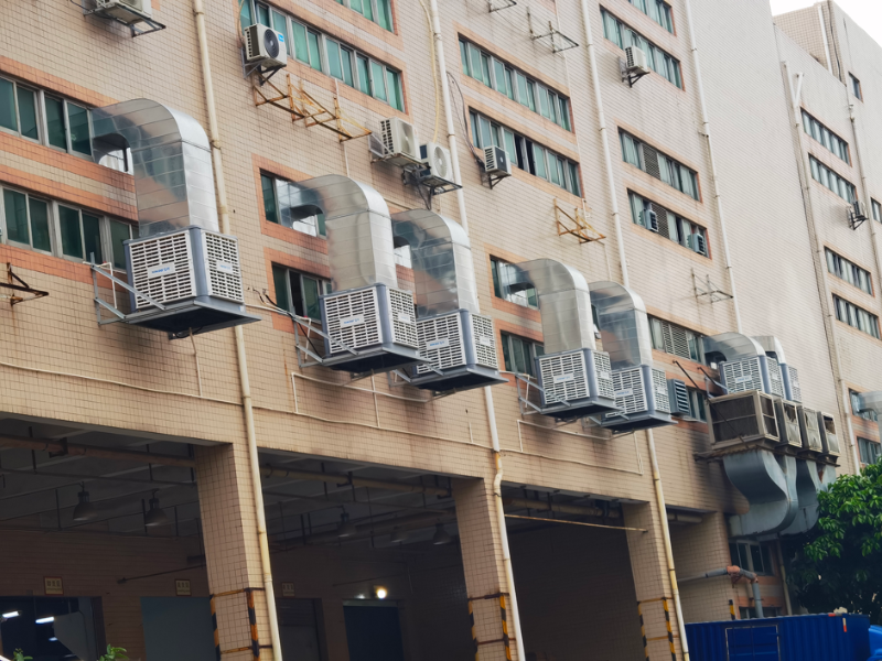 廠房車間降溫問題安裝工業環?？照{