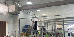 制衣廠崗位降溫，安裝蒸發(fā)冷省電空調-臥式管道機組SYW-GD- 30