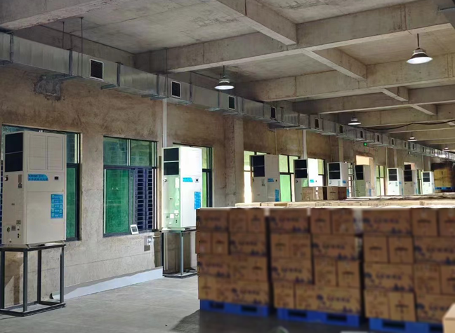 雞蛋倉庫降溫恒溫，安裝蒸發(fā)冷省電空調(diào)-立式軸流機(jī)SYL-ZL-25